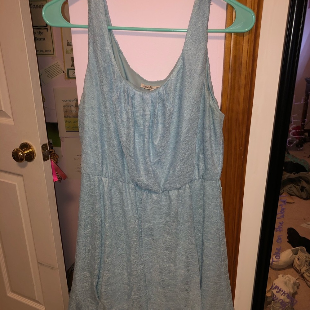 Lace High-Low Dress